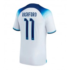 England Marcus Rashford #11 Hemmatröja VM 2022 Korta ärmar